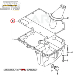 Juntas Laterais Respiro E Cárter Suzuki Srad 750 (2006-2018) - comprar online