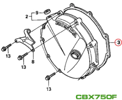 Junta Lateral Embreagem Honda Cbx750 (1984-2003) 11395mw3601 - comprar online