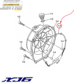 Junta Tampa Embreagem Yamaha XJ6 (2009 - 2016) - comprar online