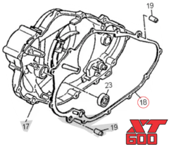 Junta Tampa Embreagem Yamaha Xt600 (1986 - 2004) - comprar online