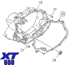 Junta Embreagem Interna Yamaha Xt660 (2004 - 2015) 5vke5462100 - comprar online