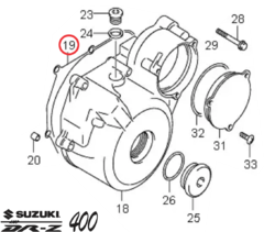 Junta Tampa Estator Suzuki Drz400 (2000 - 2009) 1148329f00 - comprar online