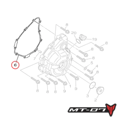 Juntas Laterais Estator E Embreagem Yamaha Mt07 (2014 - 2019) na internet