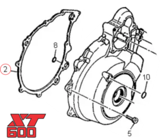 Junta Tampa Magneto Yamaha Xt600 (1986 - 2004) 4dw15451000 - comprar online
