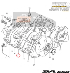 Junta Lateral Embreagem Suzuki Dr 650 (90 - 96) 1148212d01 - comprar online