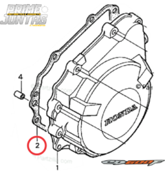 Junta Lateral Magneto Honda Hornet Cbr 900f (1991 - 2007) - comprar online