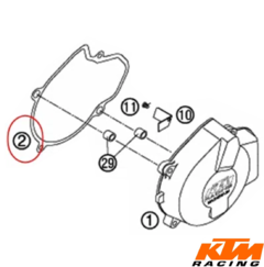 Imagem do Kit Juntas Ktm 450 525 Exc (2003 - 2009) (sem Cabeçote)