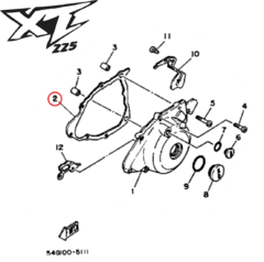 Junta Tampa Magneto Yamaha XT 225 / TTR 230 (1989-2008) - comprar online