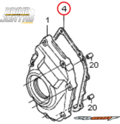 Junta Corrente Comando Honda Hornet Cb600f (1991 - 2007) - comprar online