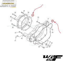 Juntas Tampas Embreagem Yamaha Wr 450 F (2003 - 2009) - comprar online