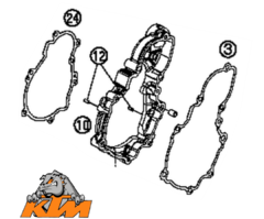 Juntas Magneto E Embreagem Ktm 350 Exc (2017 - 2020) na internet