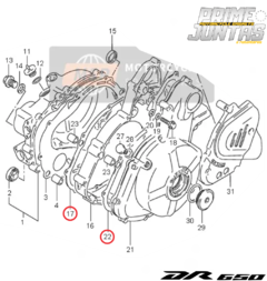 Juntas Estator E Embreagem Suzuki Dr 650 (1985-1996) na internet