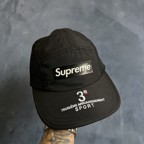 Boné supreme “Mesh Side Panel Camp” black