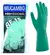 Luva latex nitrilico Tamanho 9/G verde mucambo - comprar online