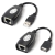 Cabo Extensor Usb Através Cabo Rede CB0166 Importado