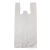 Sacola Camiseta Branca 30 X 45 Leve C/100 Unidades Pack-Fort