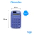 Calculadora 8 digitos de Bolso Azul CB1485A Elgin - loja online