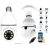 Câmera Lâmpada wireless IP robo giratória JT-8177 Importado