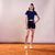 Short Gabi feminino de treino, disponível nas cores Preto e Branco e Preto e Azul. Tecido com secagem rápida, anticelulite e proteção UV.