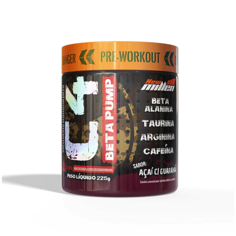 C4 BETA PUMP NEW MILLEN - AÇAÍ C/ GUARANÁ 225G - comprar online