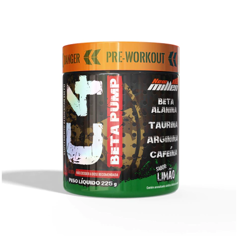 C4 BETA PUMP NEW MILLEN - LIMÃO 225G - comprar online