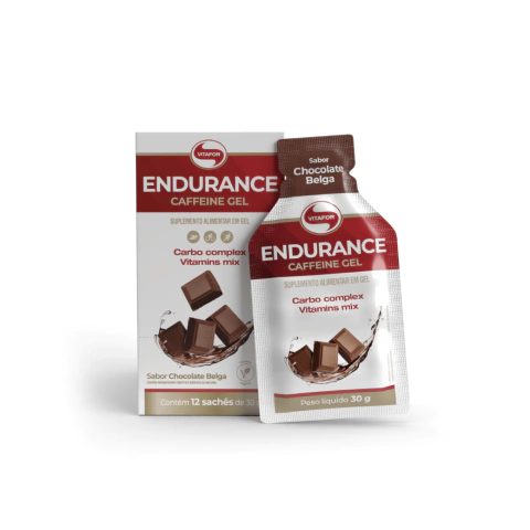 GEL ENDURANCE CAFFEINE GEL VITAFOR - CHOCOLATE BELGA 30G - comprar online