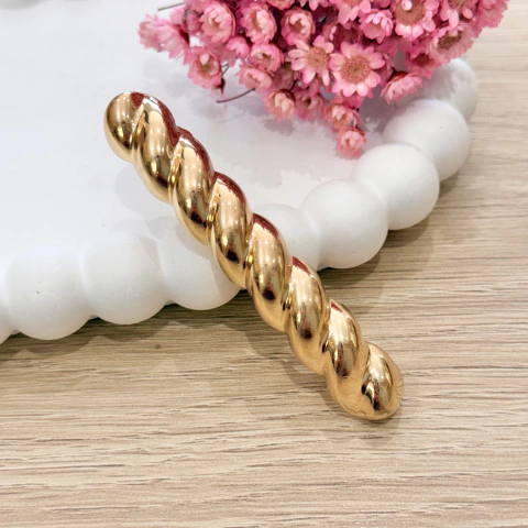 Presilha Prendedor de Cabelo Dourado - comprar online