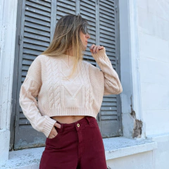 SWEATER CARMIN ROSA - EMILDA