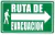 SEÑALAMIENTO RUTA DE EVACUACION FLECHA DERECHA MOD.185 30X18.5CM