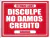 SEÑALAMIENTO DISCULPE NO DAMOS CREDITO MOD.48 24X18.5CM
