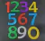 ABECEDARIO Y NUMEROS DE FOAMY LISO Y DIAMANTADO - tienda en línea