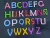 ABECEDARIO Y NUMEROS DE FOAMY LISO Y DIAMANTADO