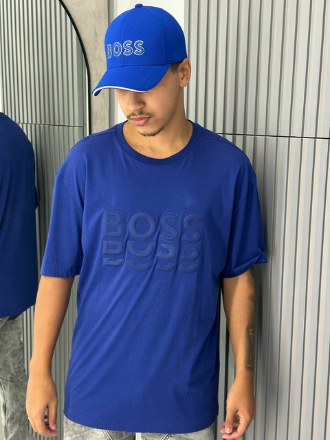 Camiseta Hugo Boss Azul-1010858102401