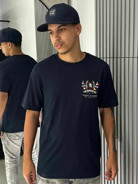 Camiseta Tommy Hilfiger azul marinho 00341515