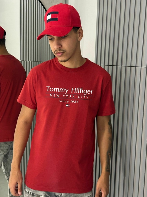 Camiseta Tommy Hilfiger vermelha 00343894