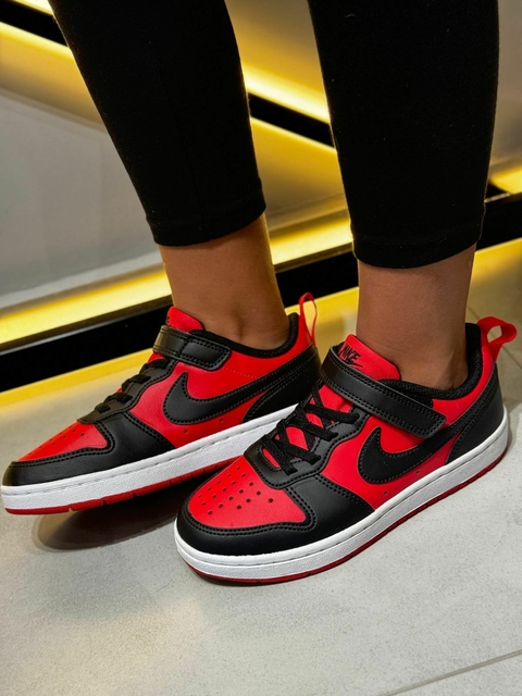Nike court borough low recraft infantil Vermelho-DV5457600