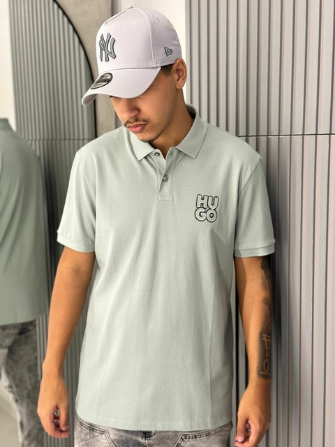 Polo Hugo Boss Cinza-1026170601074