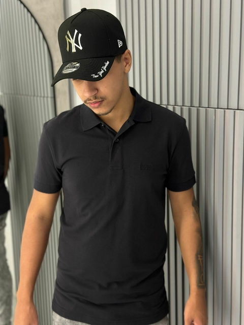 Polo Hugo Boss Preto-HBMS001