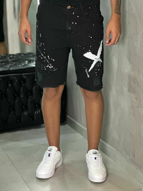 Bermuda jeans jogador-3004