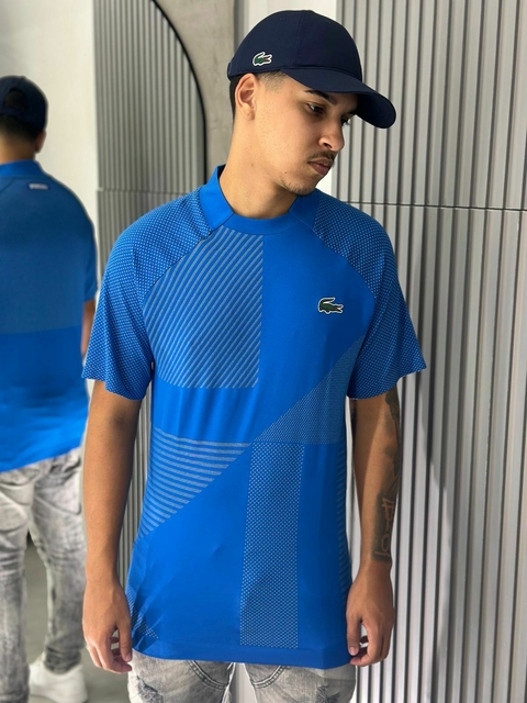 Camiseta Lacoste Azul-DH925523PTH