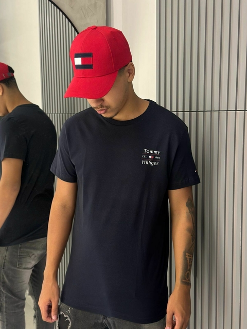 Camiseta Tommy Hilfiger azul marinho 00343917