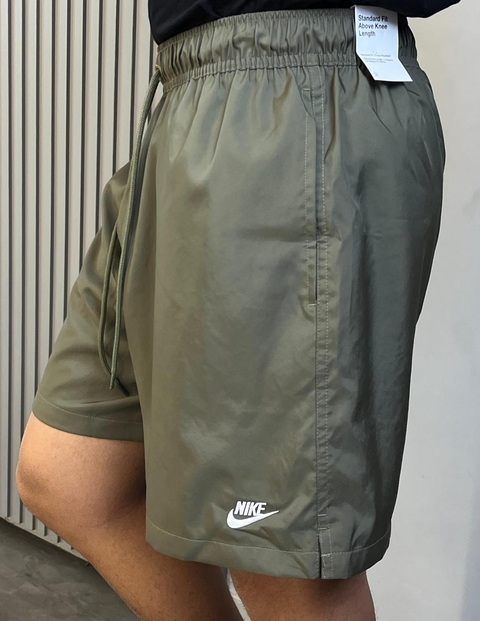 Shorts Nike Club Flow Masculino Verde-FN3307450