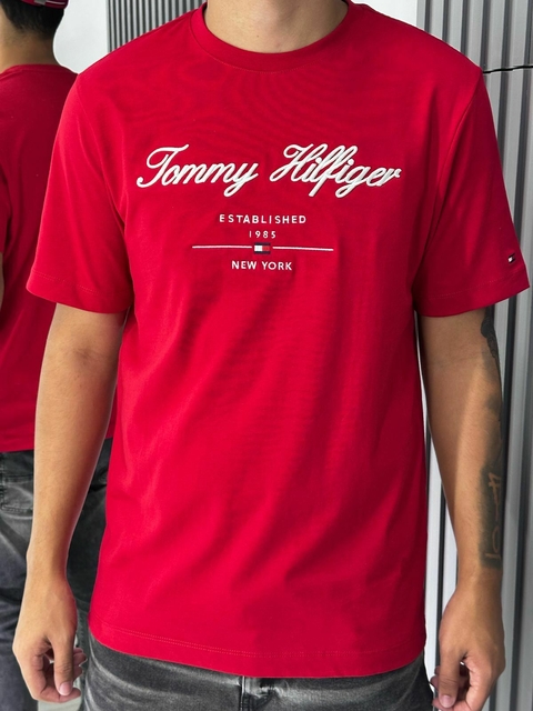 Camiseta Tommy Hilfiger vermelha 00341085