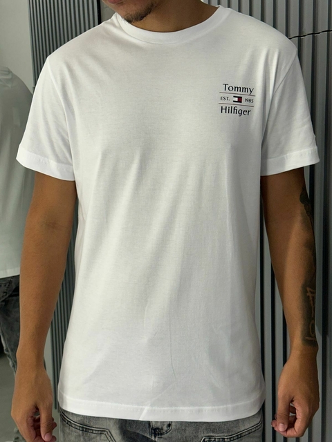 Camiseta Tommy Hilfiger branca 00343941