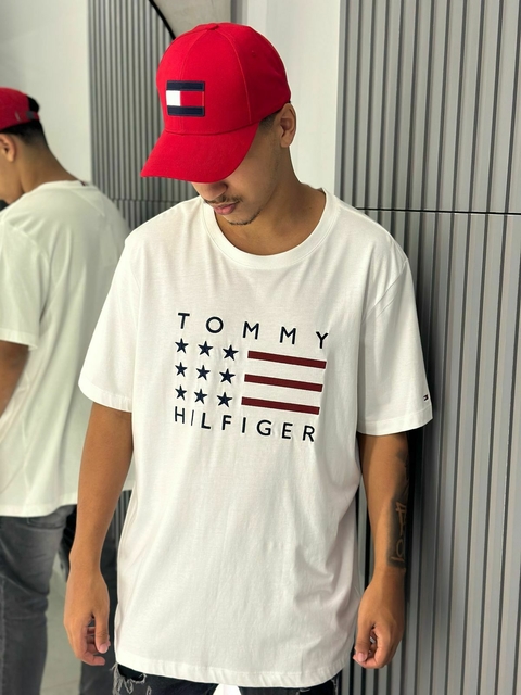 Camiseta Tommy Hilfiger branca 00317702