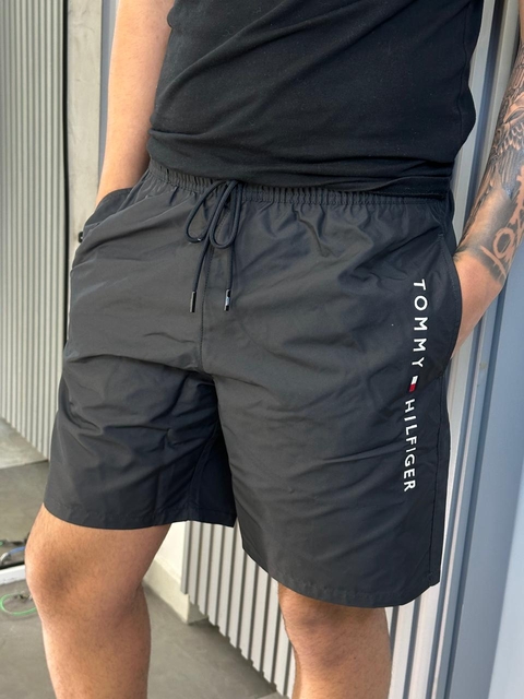 BERMUDA TACTEL TOMMY HILFIGER BLACK TH91364337