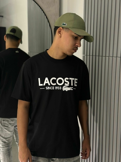Camiseta Lacoste Preto-TH654123031