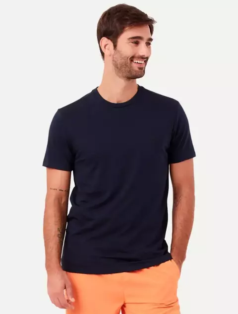 Camiseta Original Penguin Pima Slim BPKB0034411 Azul Marinho