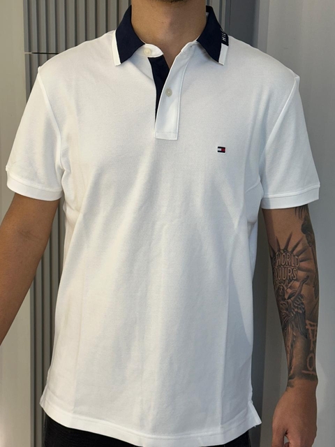 POLO TOMMY HILFIGER BRANCO TH764534647