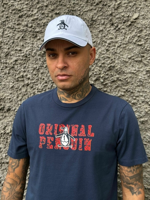 Camiseta Original Penguin Azul-OPKF33840